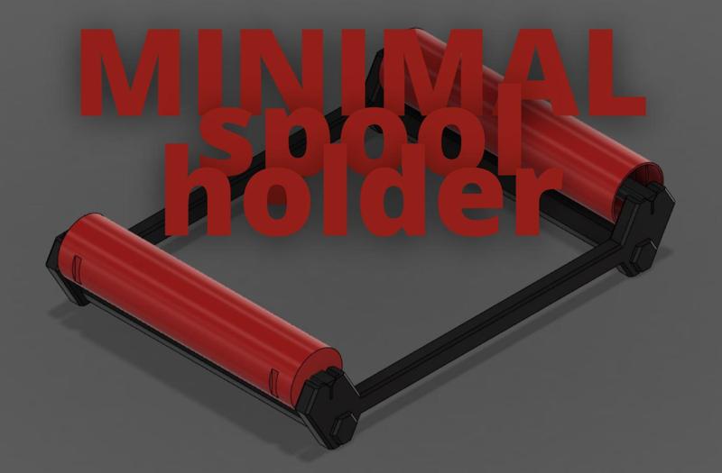 Minimal Rolling Filament Spool Holder