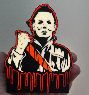 michael myers Light box