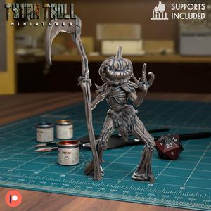 Pumpkin Scarecrow 02 - [Pre-Supported]