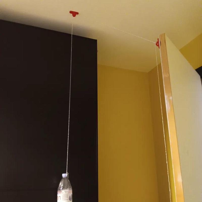 self opening door (pulley system)   