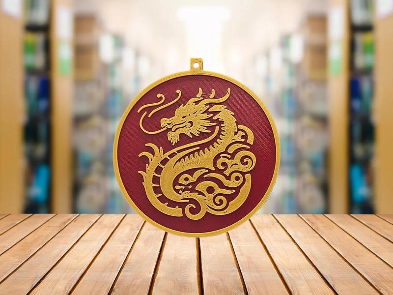 Decorative Chinese New Year Ornament Dragon   