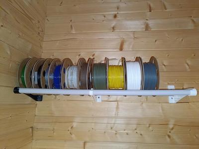 Filament Spool Wall Holder   