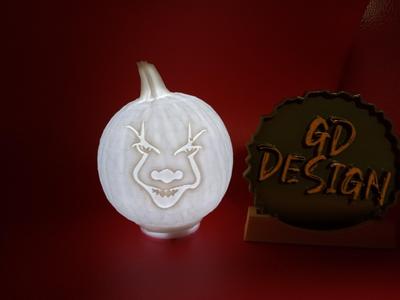 It Stephen King HALLOWEEN PUMPKIN LIGHT