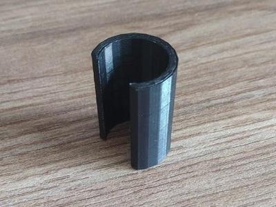 U-shaped Pipe Foot Clamp/Cap for 16mm diameter steel tubes