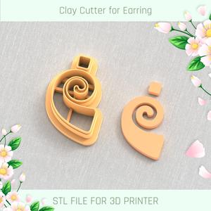 Earring Boho Combo C POLYMER CLAY CUTTER