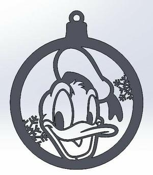 Christmas snow ornament