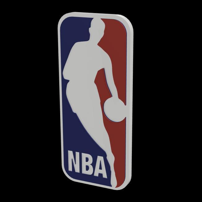 3D MULTICOLOR LOGO/SIGN - NBA