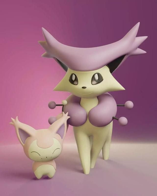 Pokemon - Skitty and Delcatty