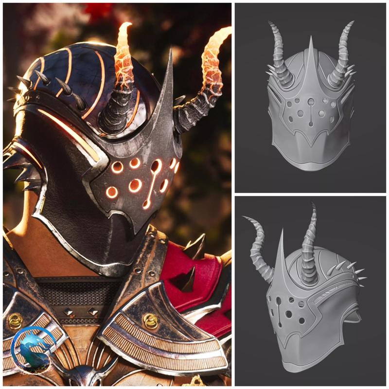 Reiko helmet from MK1 - Crazed Melee