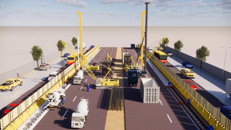 road construction site