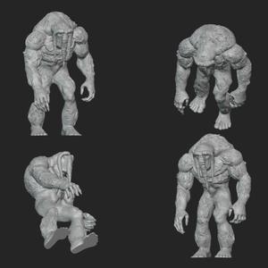 Man-thing Figurine 3d Stl File | Man-thing Figurine Digital File