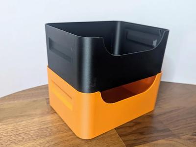 Sturdy Stackable Storage Tray Bin Box