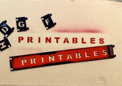 Modular Alphabet Stencil Puzzle‑Lock