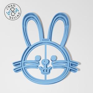 Easter Bunny Head - Cookie Cutter - Fondant
