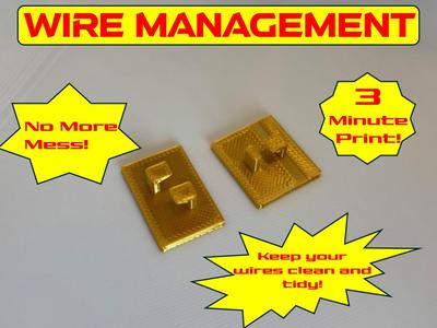 Wire Management - No Supports