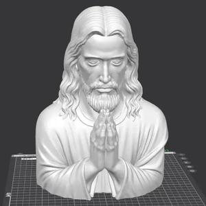 “Jesus in Prayer – 3D Bust Edition”