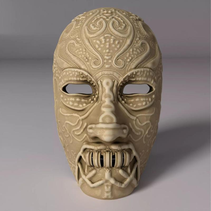 Death Eater Costume Full Face Mask - Death Eater Full Face Mask