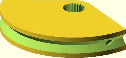 Cable-pulling Servo Horn (25 tooth)