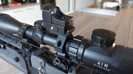 Red dot scope mount