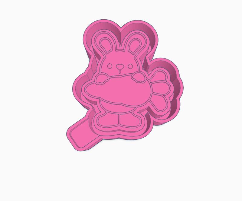 Carrot Bunny Mold Housing STL
