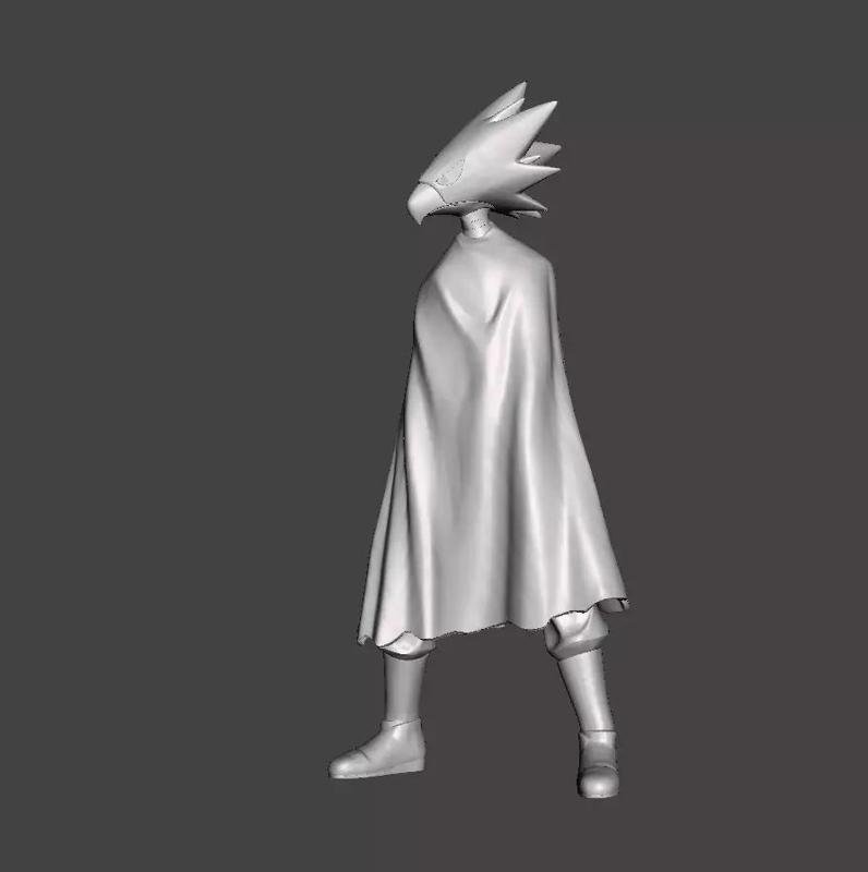 Fumikage Tokoyami Tsukuyomi  3D Model