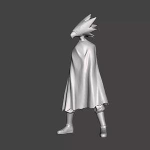 Fumikage Tokoyami Tsukuyomi  3D Model