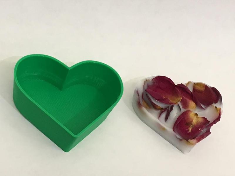 Heart Shaped Soap Mold