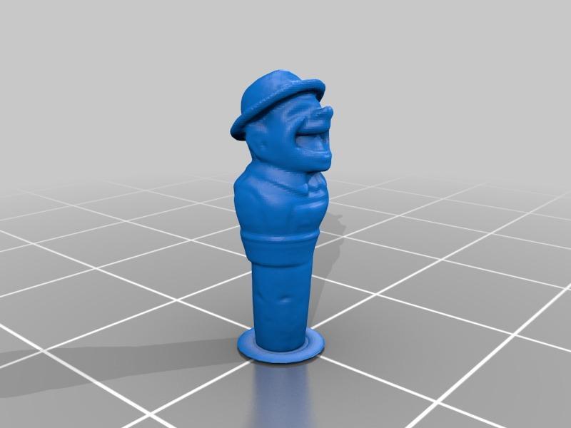 3d_scan of an Anri of a laughing man with a derby