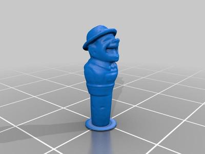 3d_scan of an Anri of a laughing man with a derby