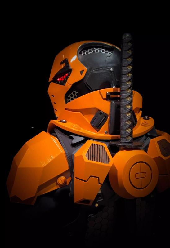 3D File-Deathstroke Black-Ops Armor and Helmet