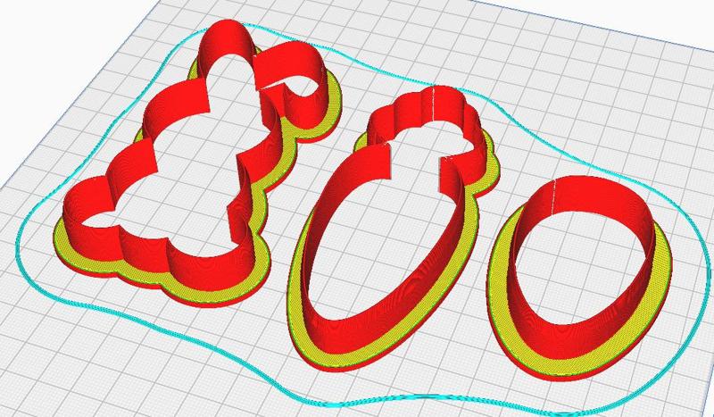 easter cockie cutter sharp edge