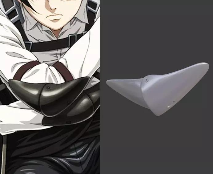 attack on titan final season suit elbow armor 3d model 3d print