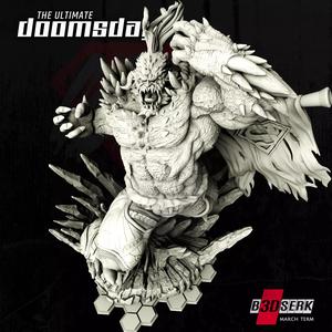 B3DSERK March Term Doomsday 3d Sculpture tested for printing