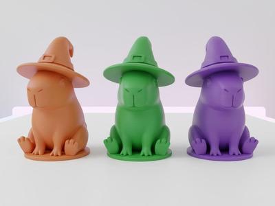 Halloween capybara