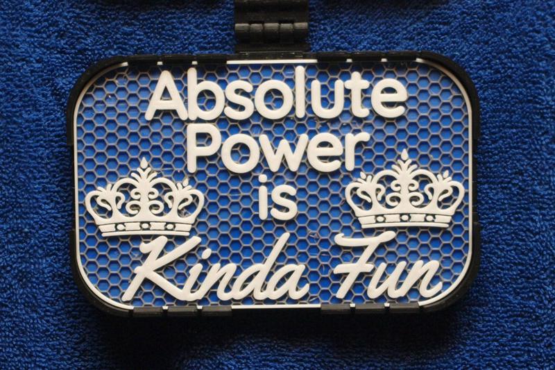 Absolute Power is Kinda Fun sign