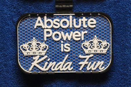 Absolute Power is Kinda Fun sign