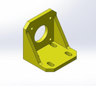 Nema 17 mount for projects that needs 90 degree angle mounting