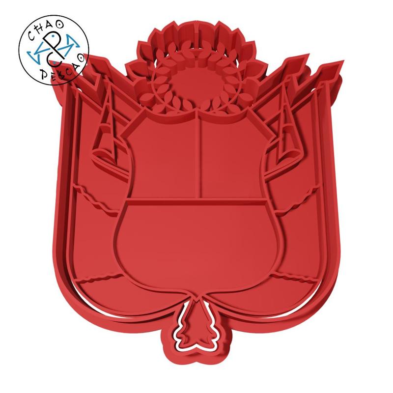 Coat of Arms - Perú - Cookie Cutter - Fondant - Polymer Clay