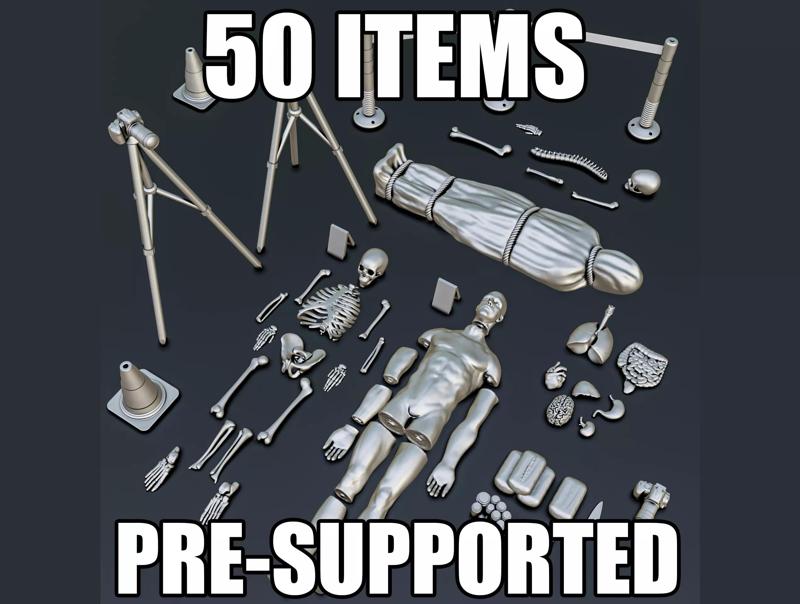 Crime Scene Diorama Pack