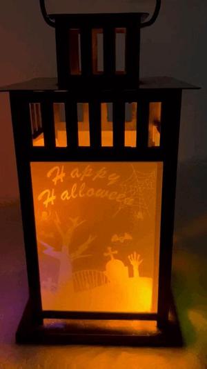 Halloween lamp panels
