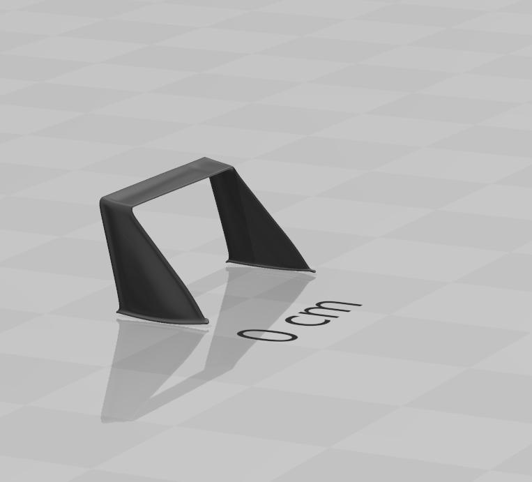 Daytona Style" Spoiler - Dodge Charger Daytona Type - Scale 1/64