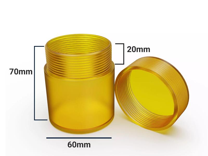 Cosmetic empty jar containers