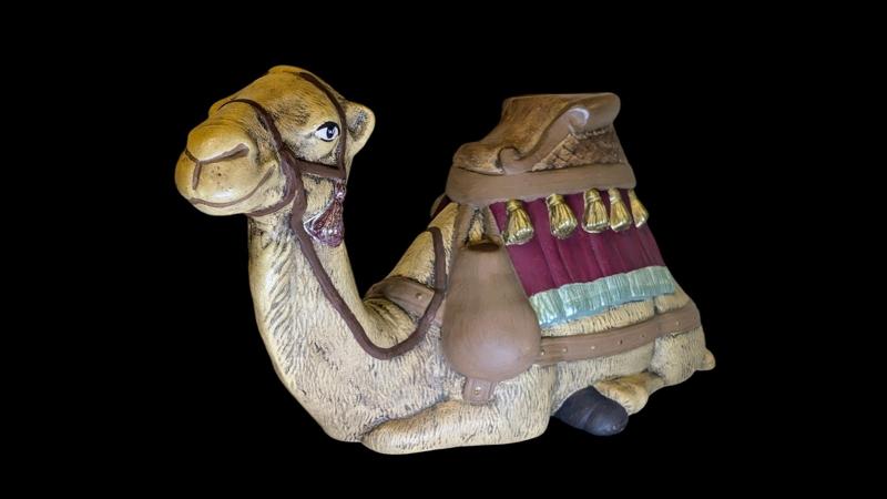 Sitting camel - Nativity figurine - Christmas - Jesus birth - Nativity play