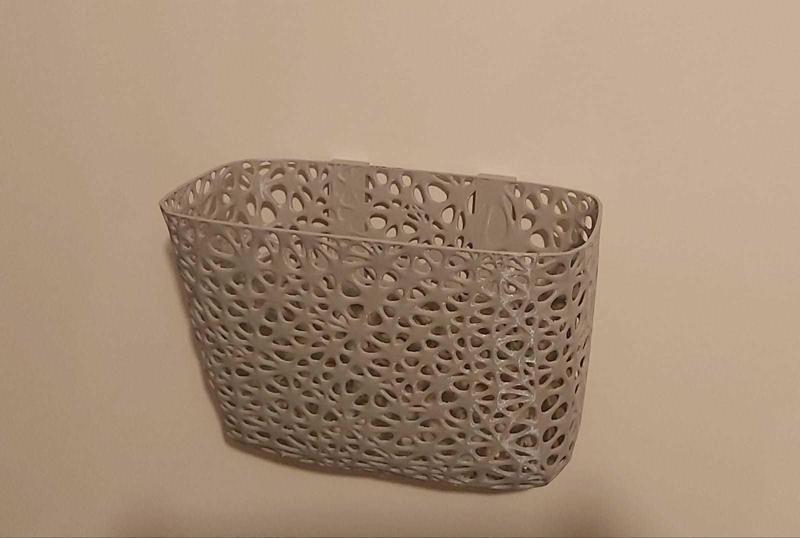 Wall basket voronoid style 250x157x197mm (Prusa size)