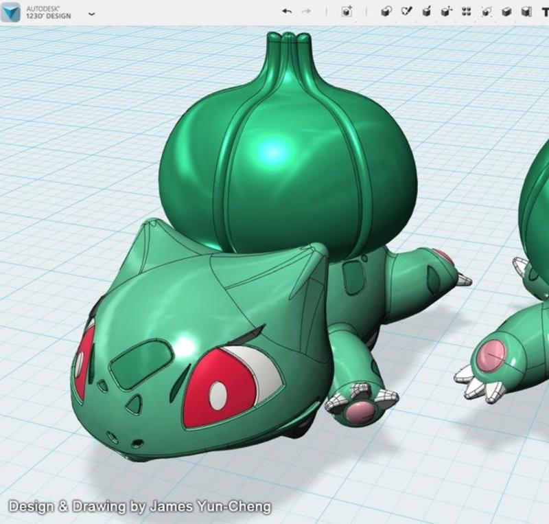 Pokémon - Bulbasaur pull back car toy