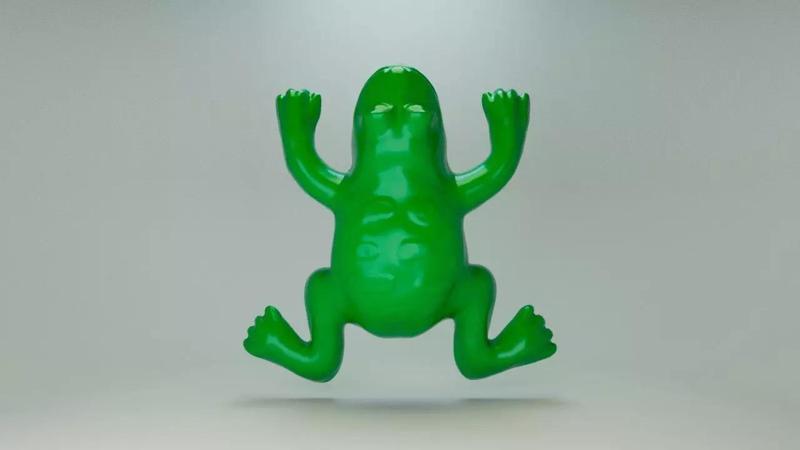 Gummy frog
