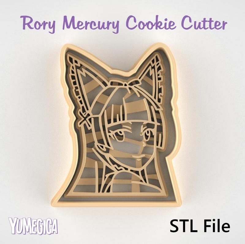 Rory Mercury from “Gate Jieitai Kanochi nite, Kaku Tatakaeri - Gate : Thus The JSDF Fought There!” Cookie Cutter - STL file