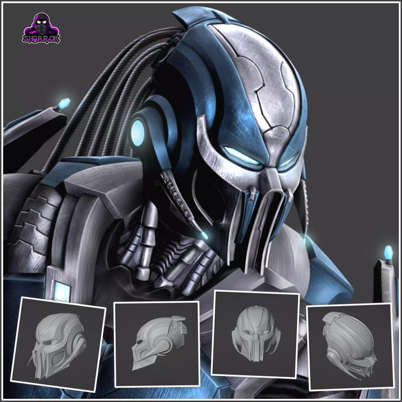 Cyber Sub Zero helmet from Mortal Kombat 9