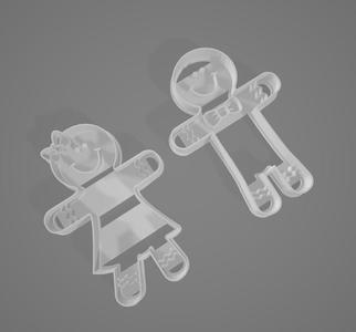 Gingerbread siblings