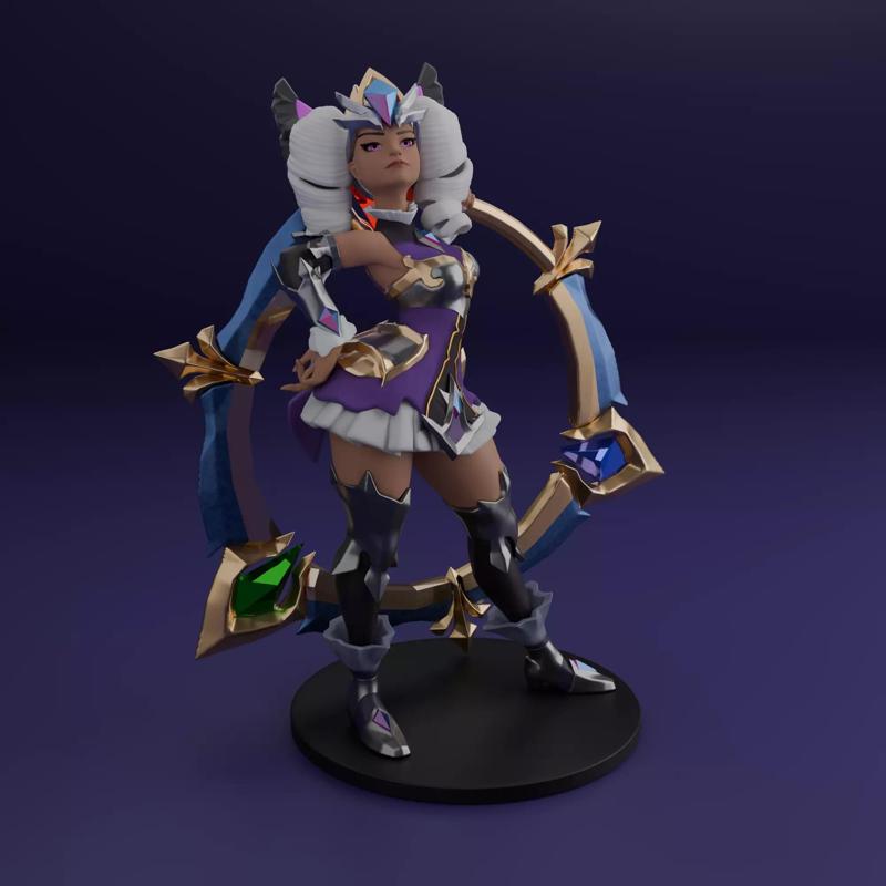 Battle Queen Qiyana From League of Legends Ready For Printing